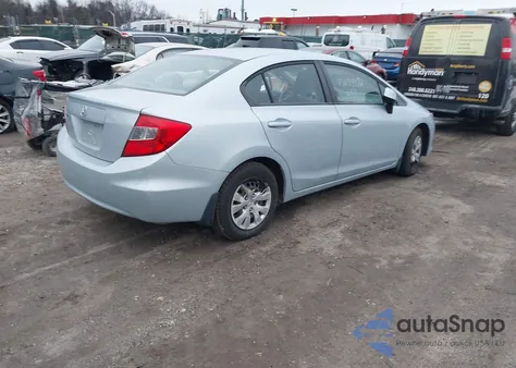 2012 Honda Civic Lx z USA, uszkodzony, nr VIN 19XFB2F5XCE311322